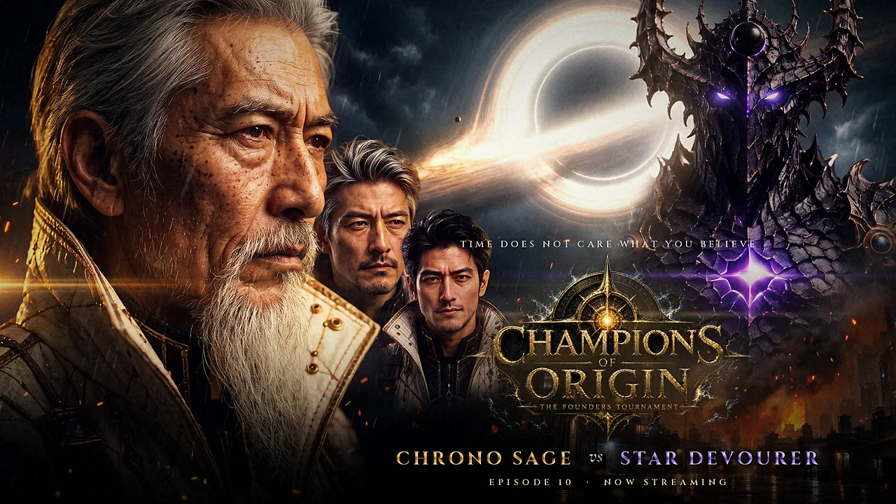 Three ages of Chrono Sage beneath a black hole